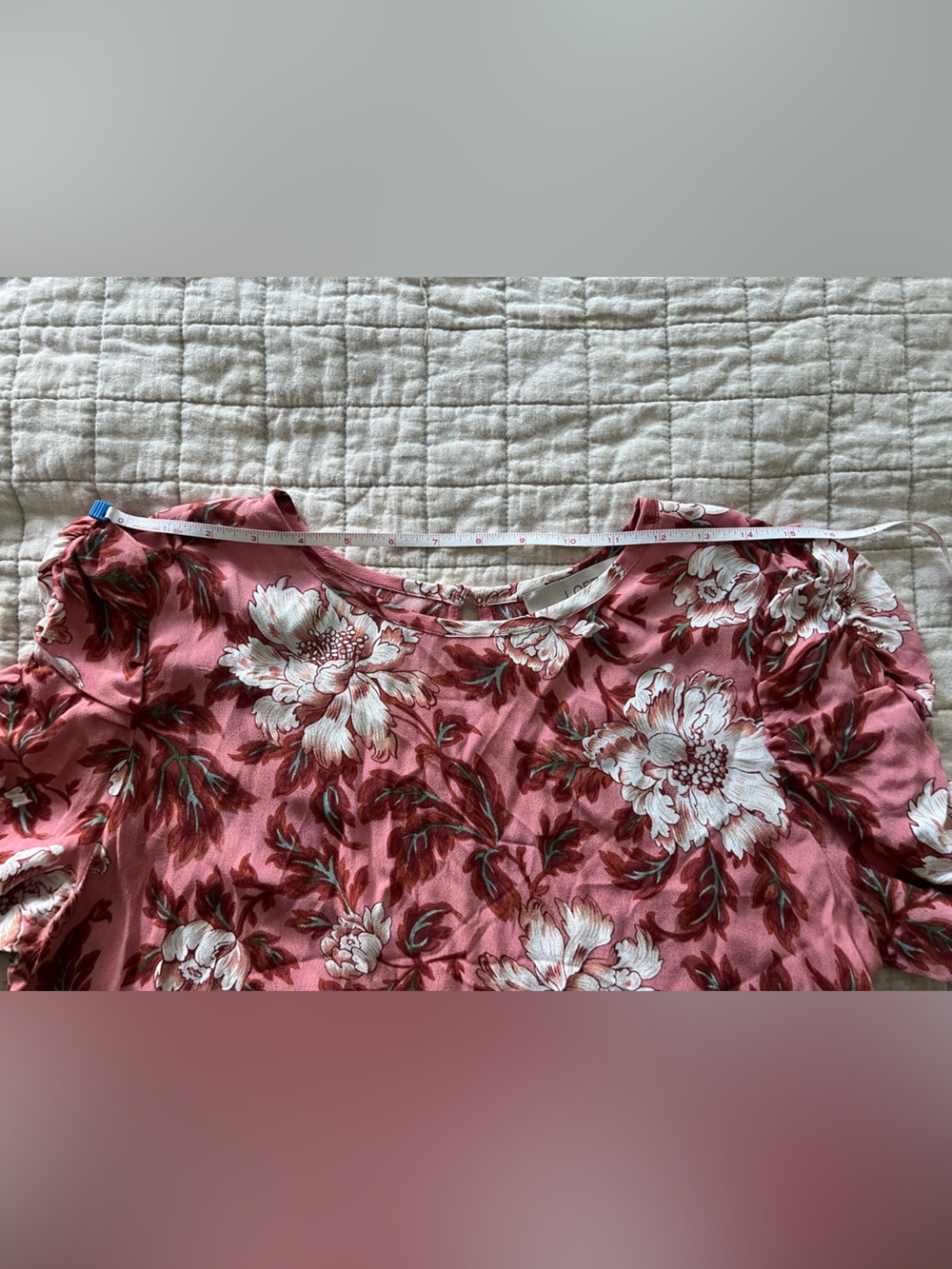 Floral Pink Women's Top Loft M - Picture 11 of 11